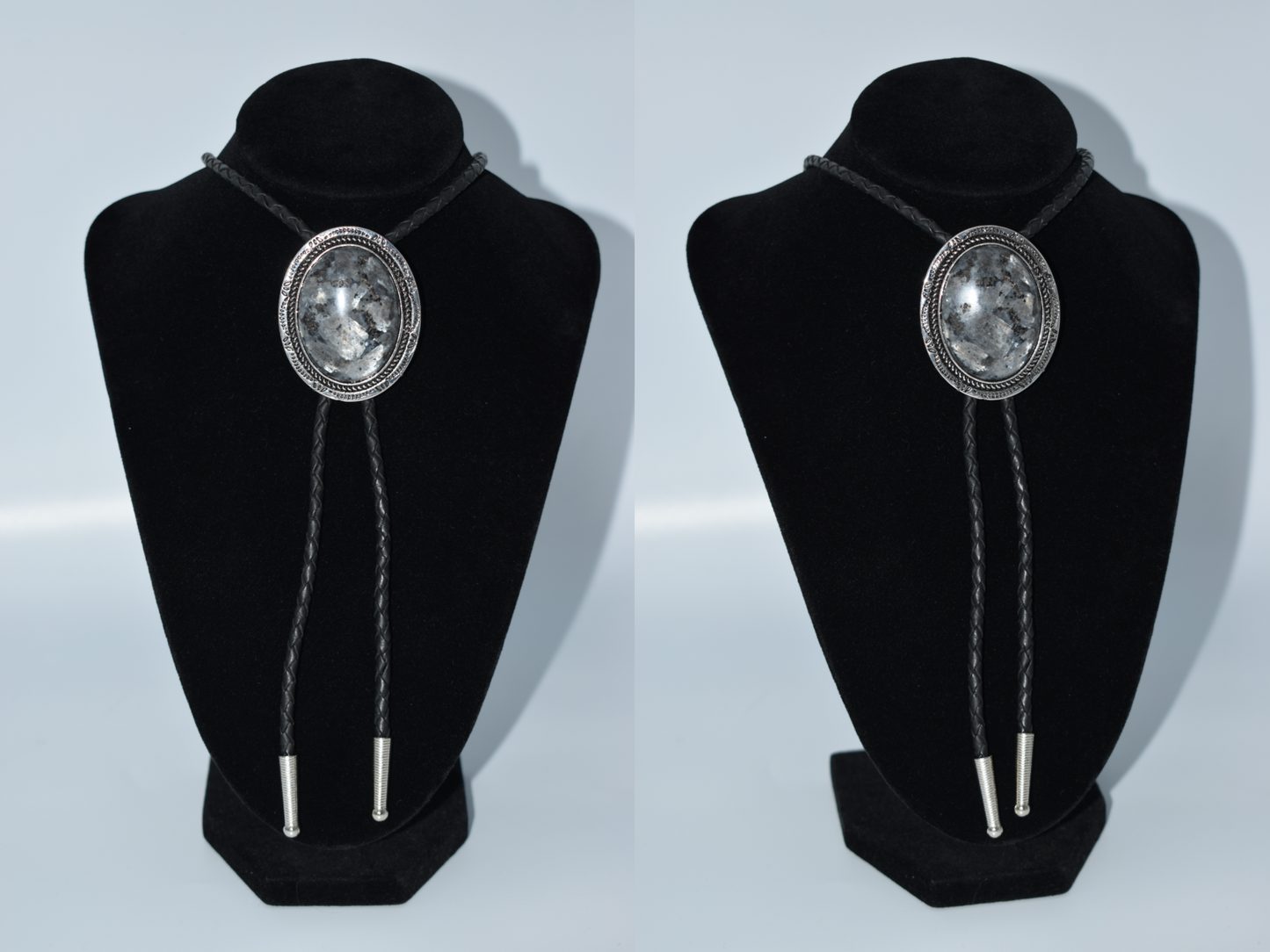 Spectrolite Stone Bolo Tie