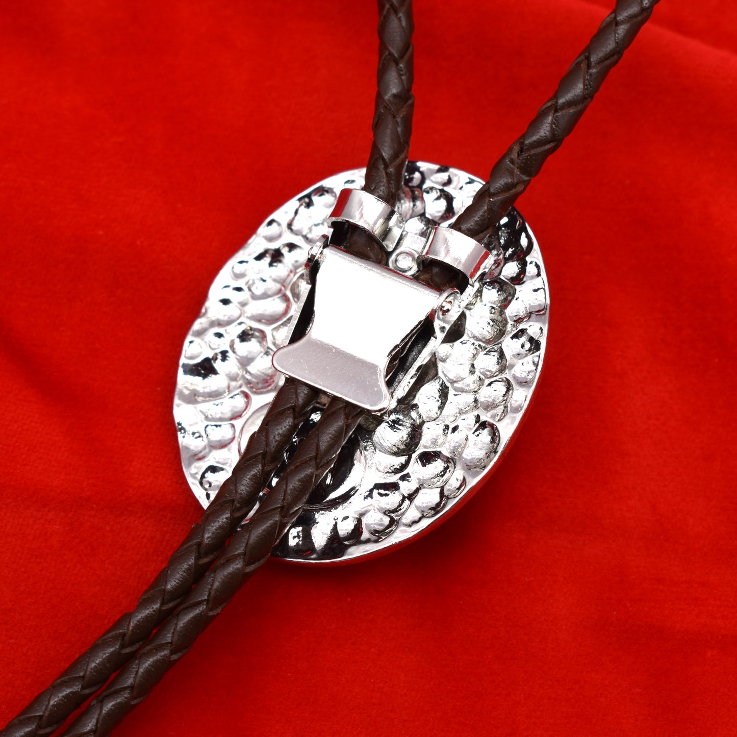 Rotating Pumpjack Bolo Tie