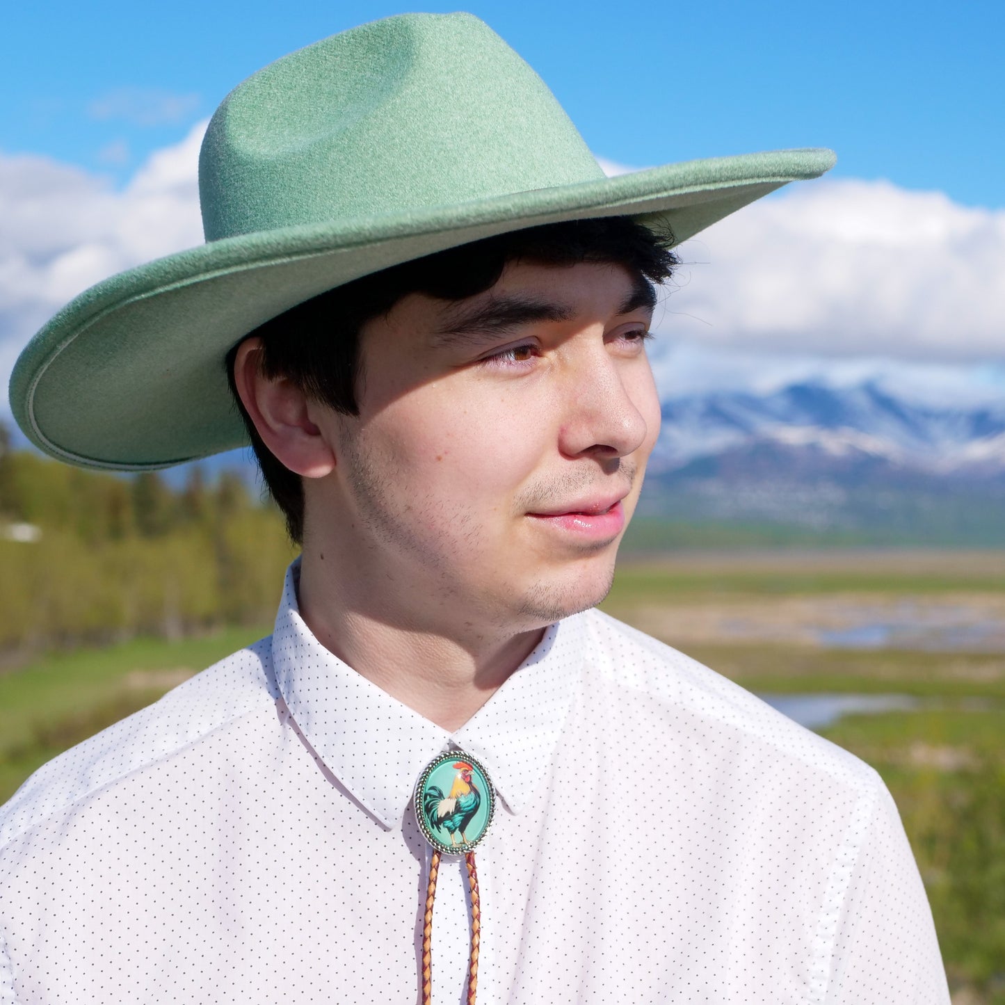 Rooster Unisex Gift Weddings Bolo Tie