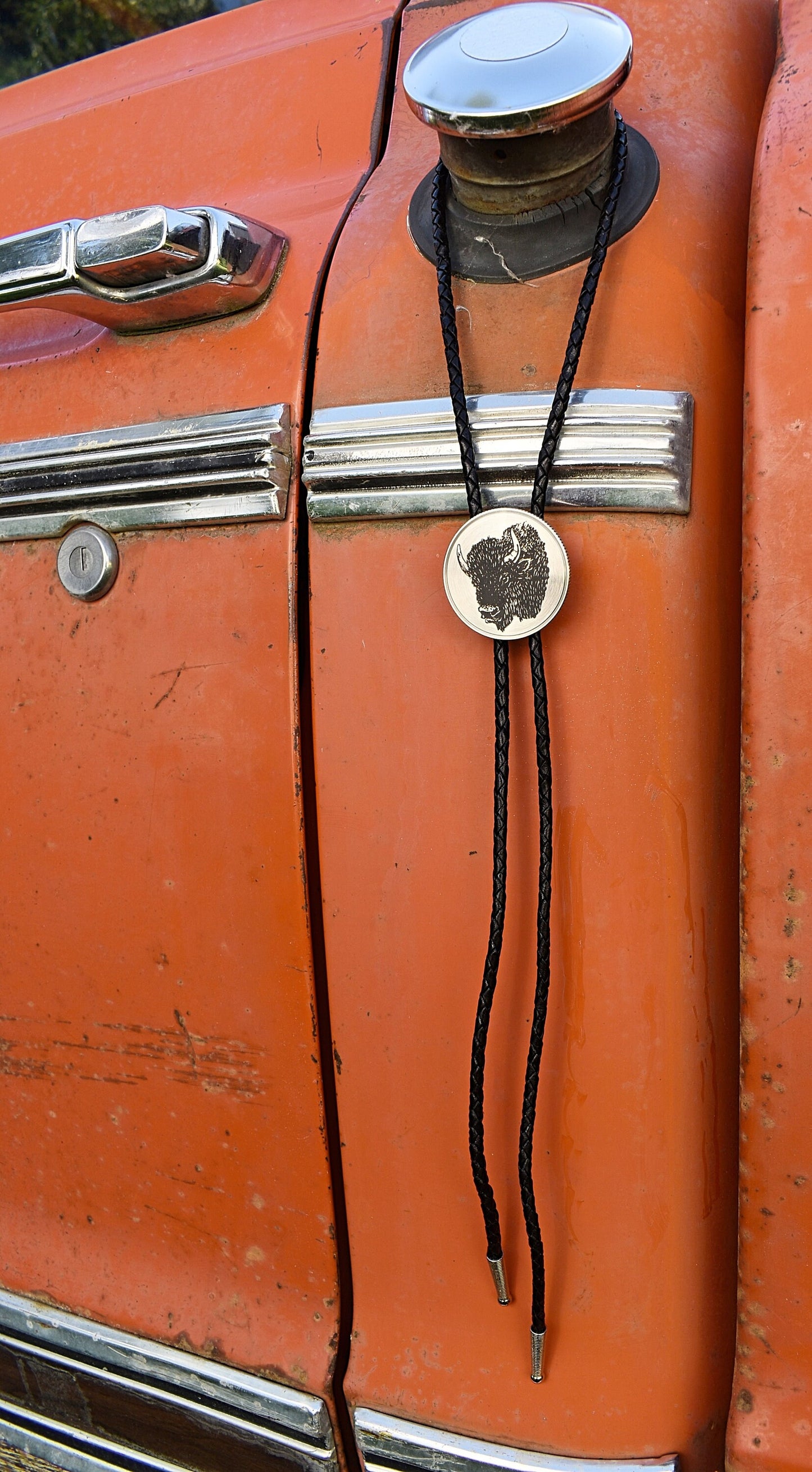 American Bison Bolo Tie