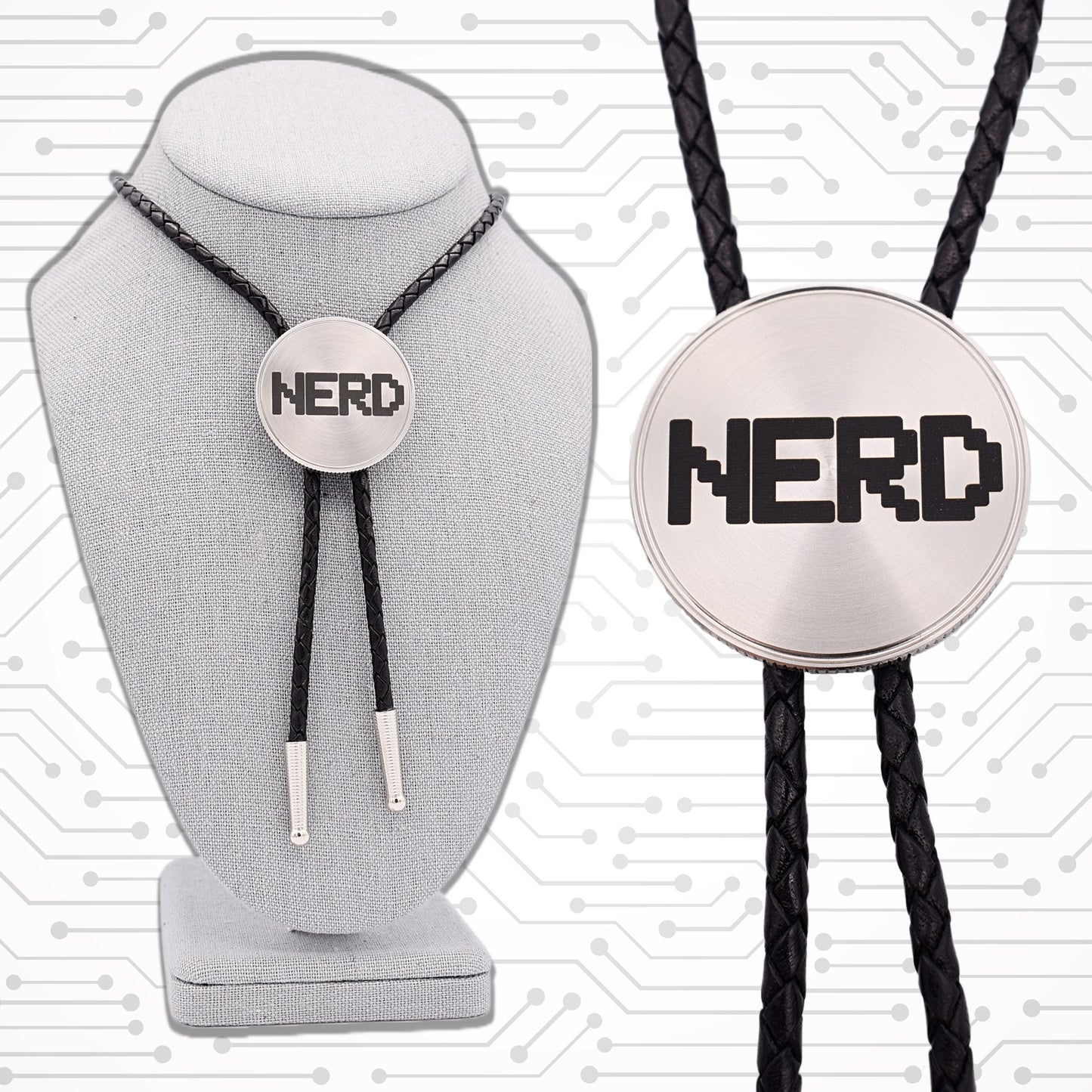 Bolo Tie,hat shirt mug,history buff nerd,medieval castle,cosplay armor,video game nerd,dorky dork,geeky geek,gamer gamer girl,gamer guy,larping cosplay,nerdy glasses,computer tech