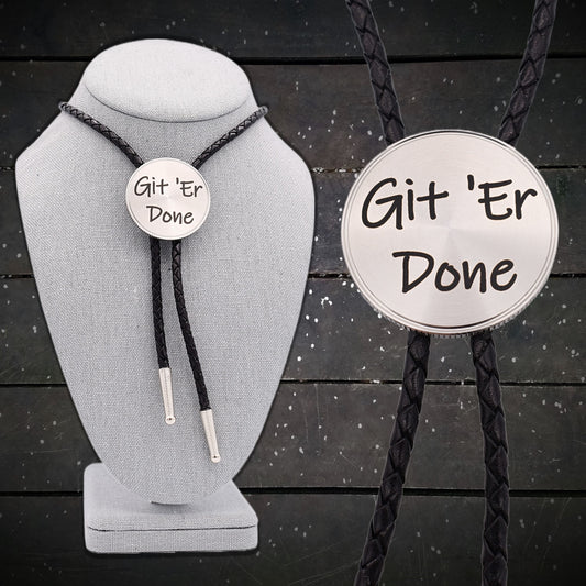 Bolo Tie,rancher cattle farm,Cowboy wedding tie,cowgirl bolo tie,bolo for women,git er r done,redneck bolo tie,farming farmer,paisley western,larry cable,black sheep bolo tie,my first rodeo bolo,momma tried