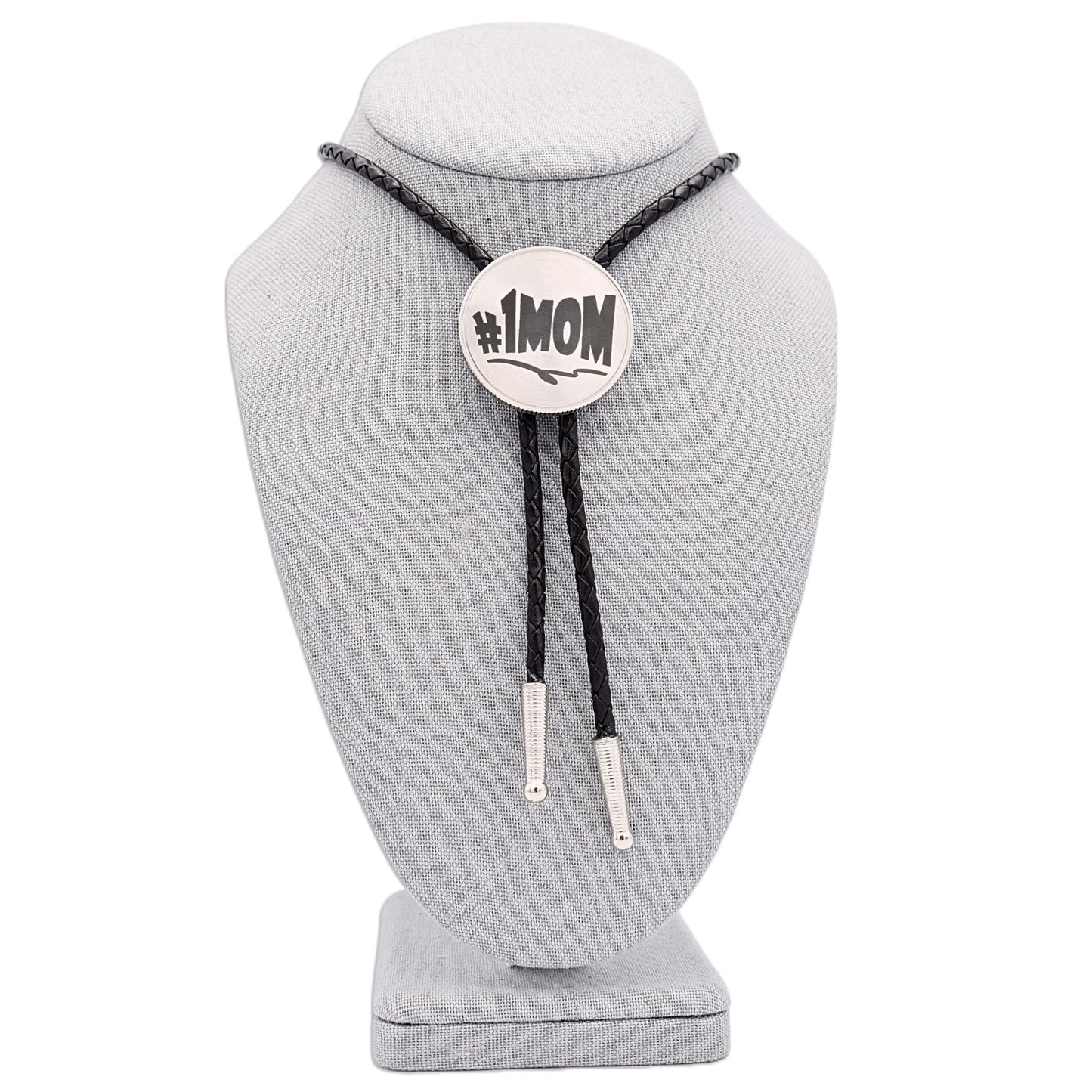 Bolo Tie,hat shirt mug,sticker pin brooch,shirt mug hat,money clip wallet,anniversary birth,number one mom,1 best mom,mother grandma,mom bolo tie,mom belt buckle,girl boss mom,country western mom