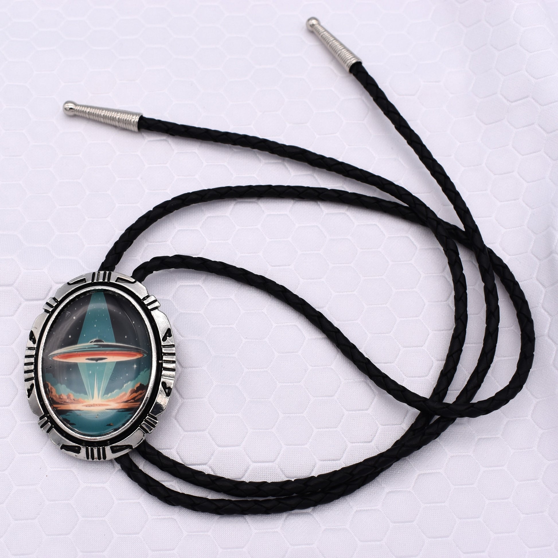 UFO aliens bolo tie