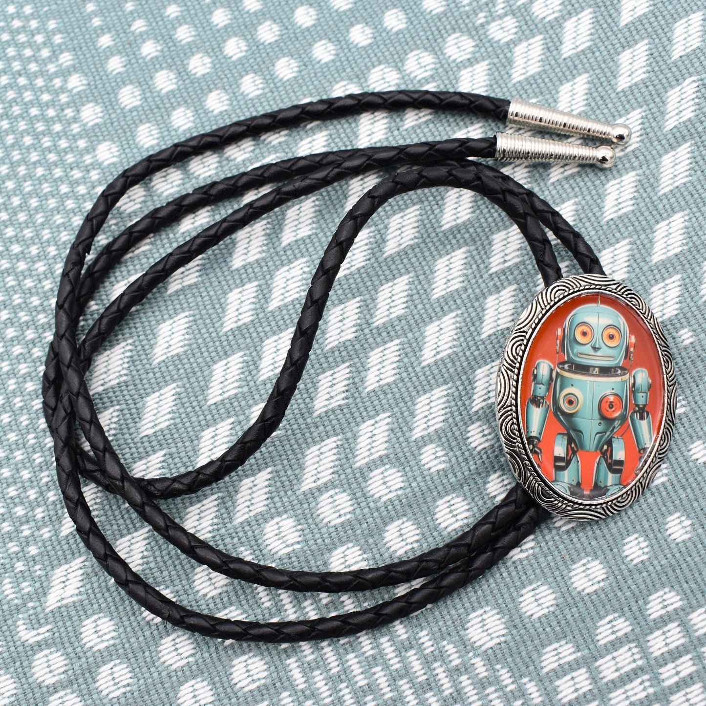 Little Robot Space Age Sci-Fi Bolo Tie