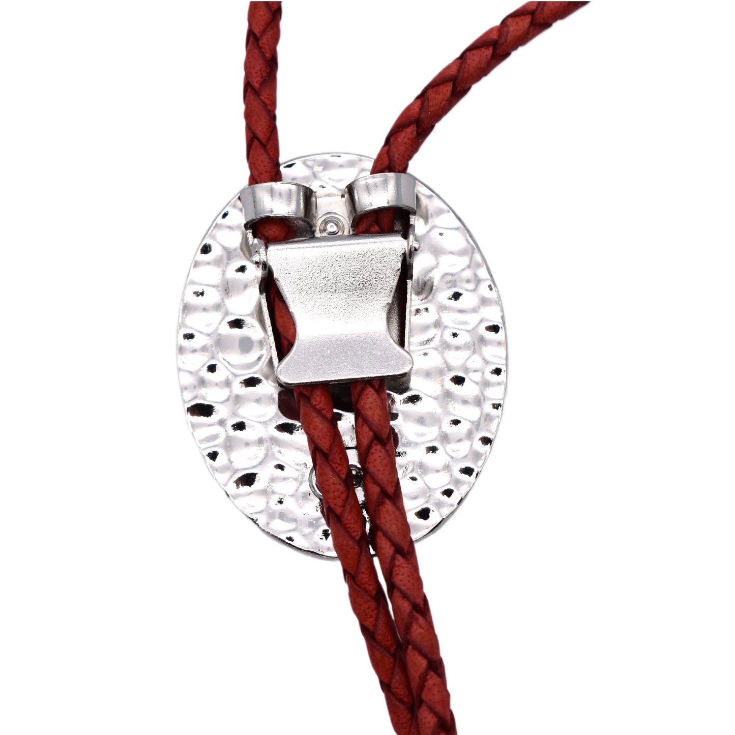 Red Hearts Bolo Tie Girly Cute Women's Valentine Lariat Necklace