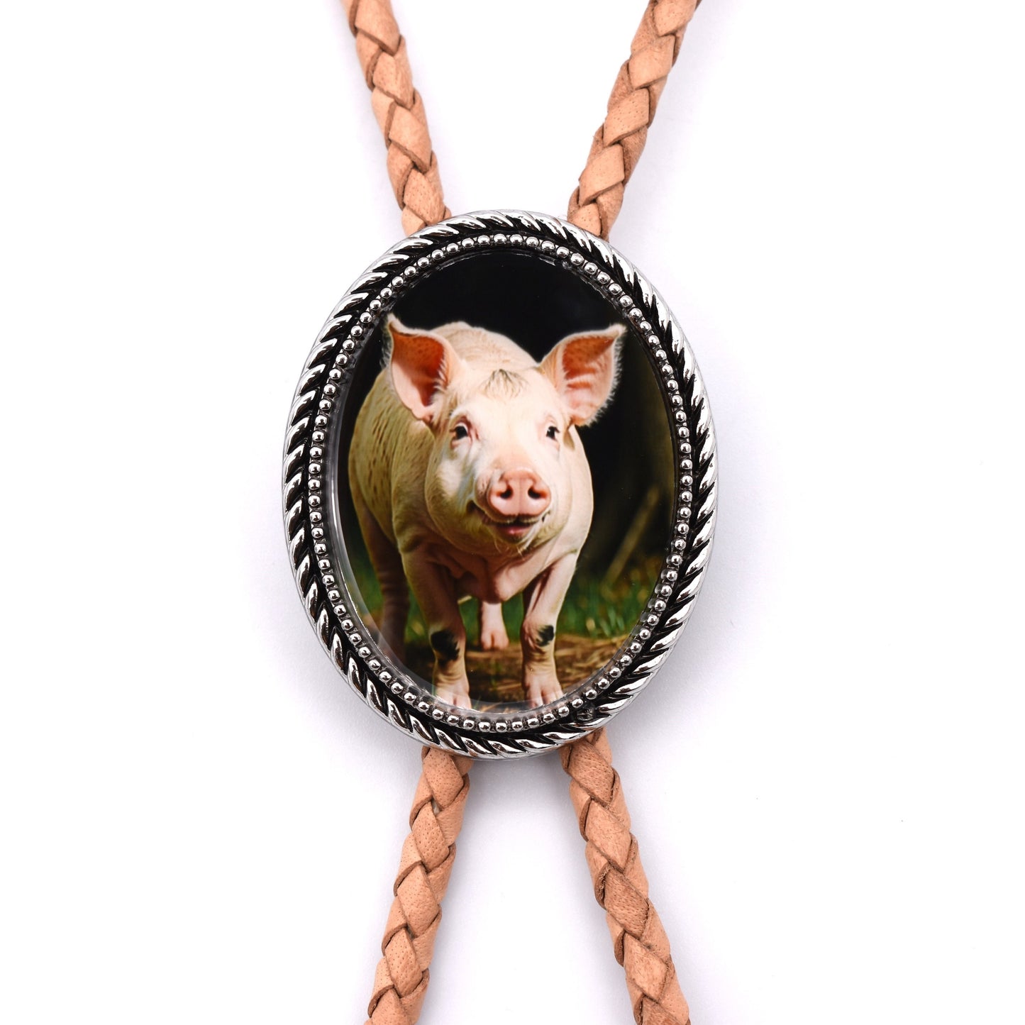Pig Bolo Tie