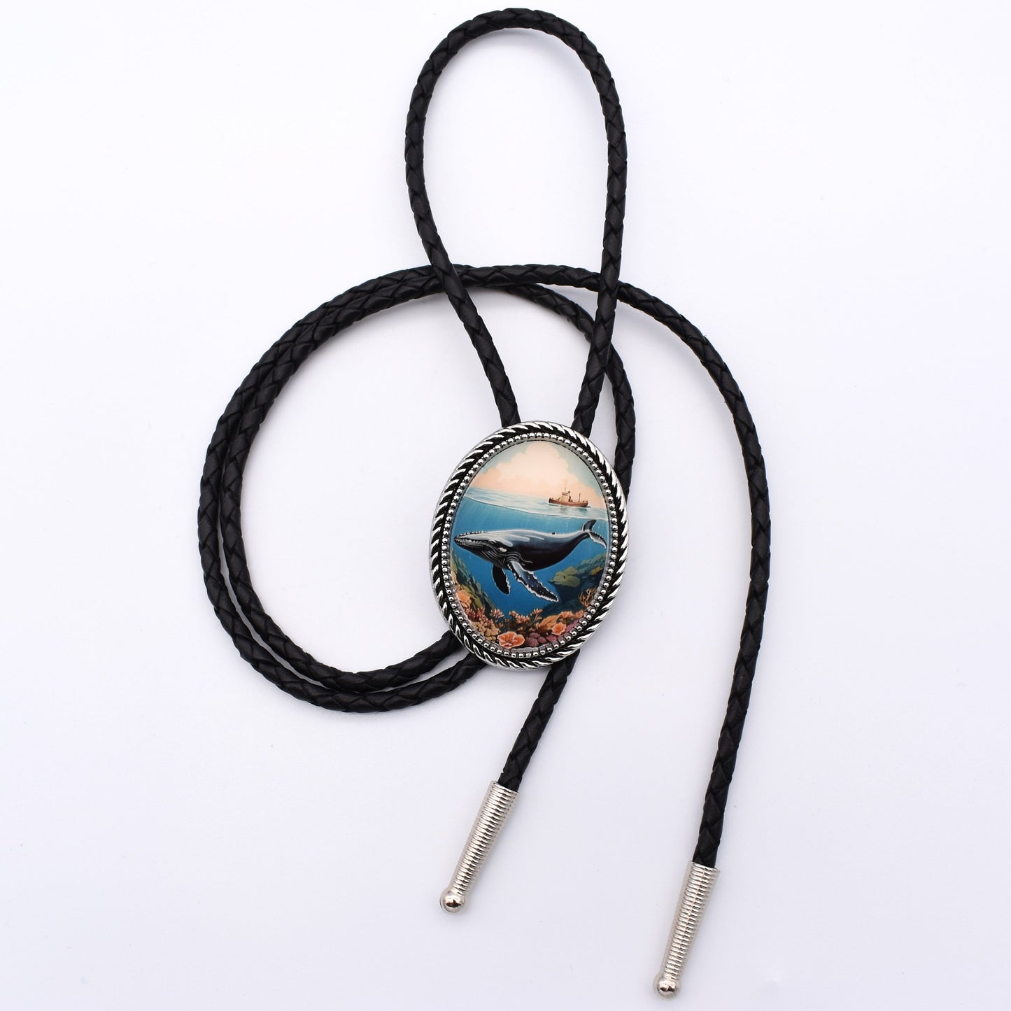 Humpback Whale Ocean Wildlife Bolo Tie
