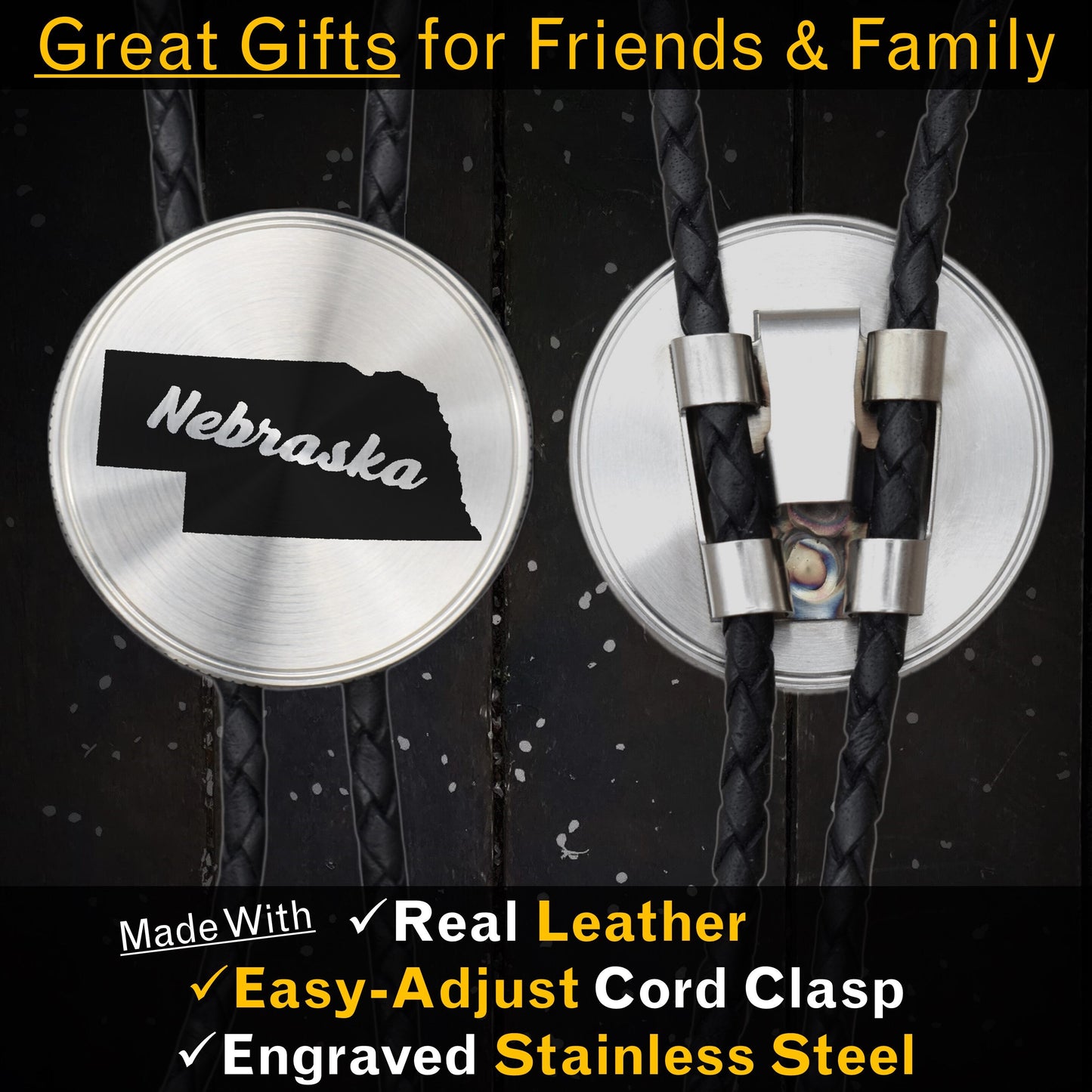 Nebraska Bolo Tie