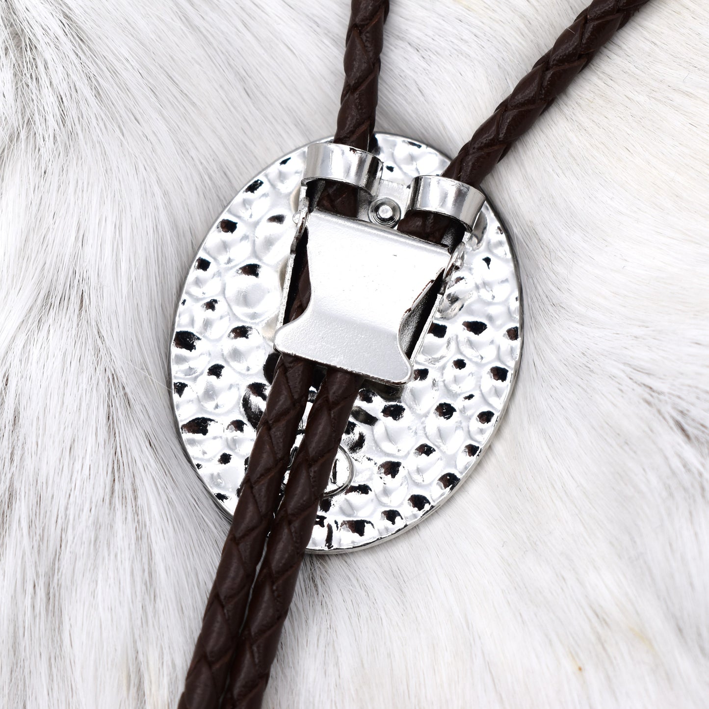Wooly Mammoth Frozen Arctic Ice Bolo Tie