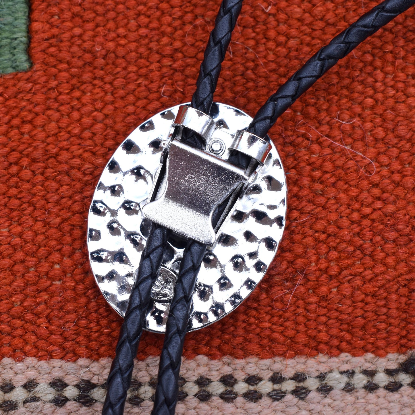 Howling Wolf Full Moon Silhouette Bolo Tie