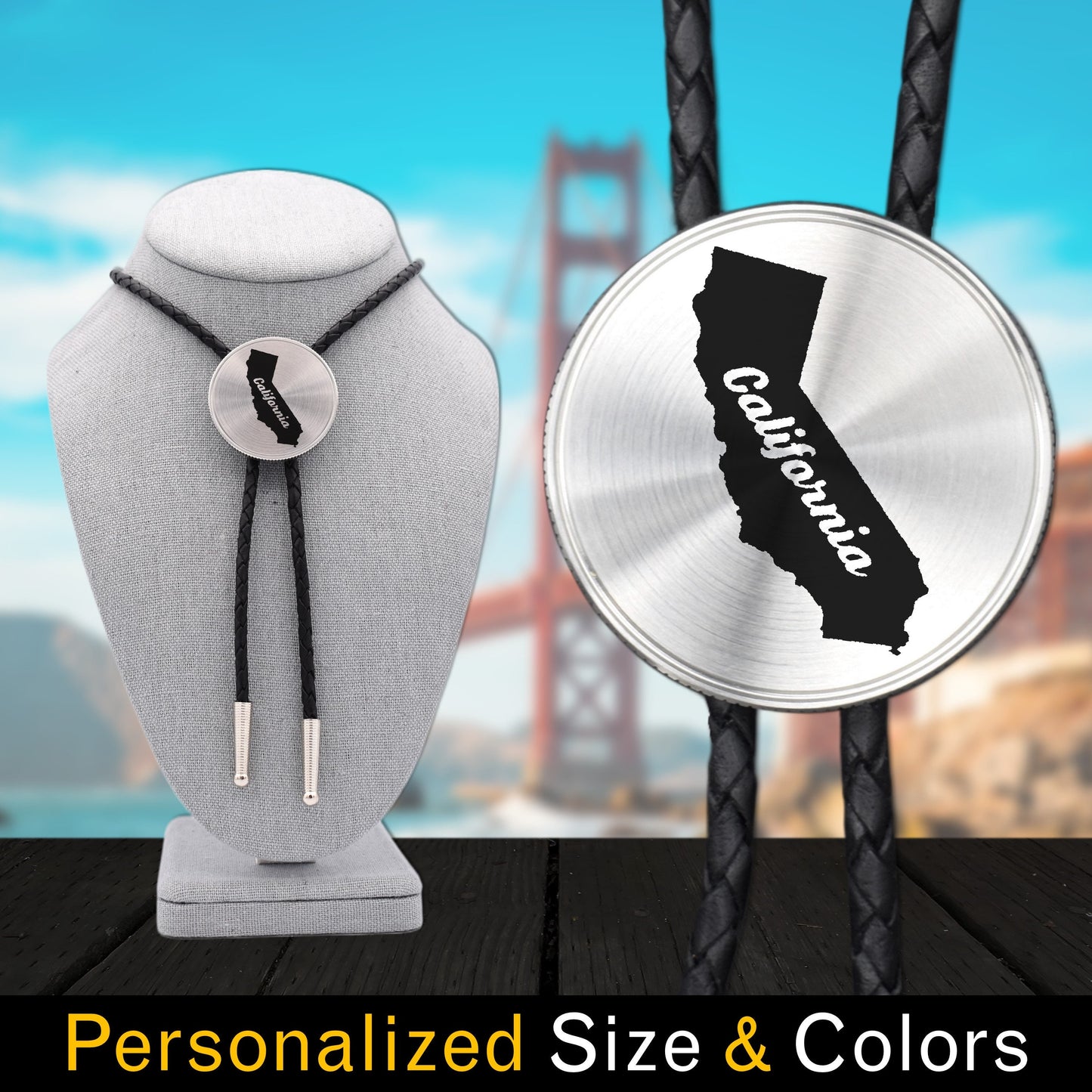 bola_tie_bolo_tie,lariat_string_tie,cowboy_bolo_tie,gifts_for_men_man,shirt_hat_mug_pin,custom_personalized,gift_for_him_husband,university_college,california_bolo_tie,california_state,california_buckle,california_necktie,california_wedding