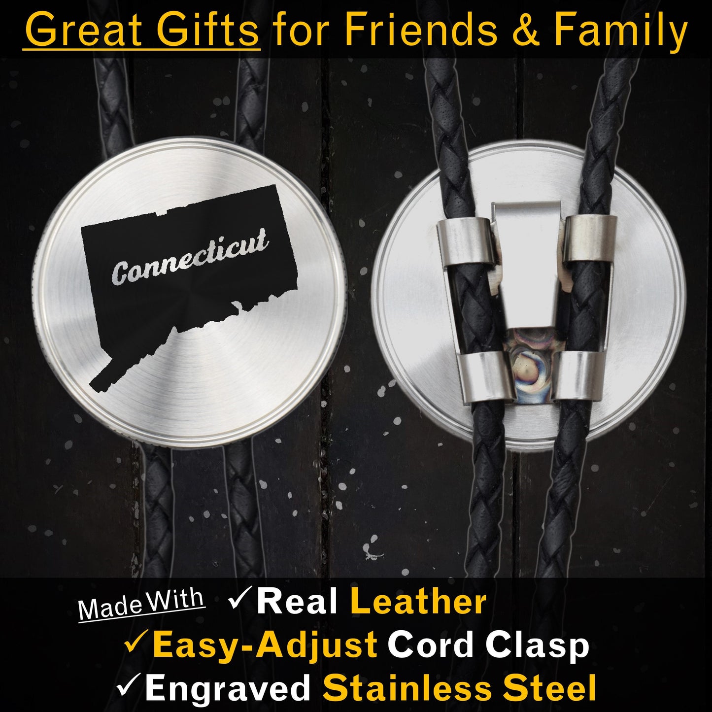 Connecticut Bolo Tie