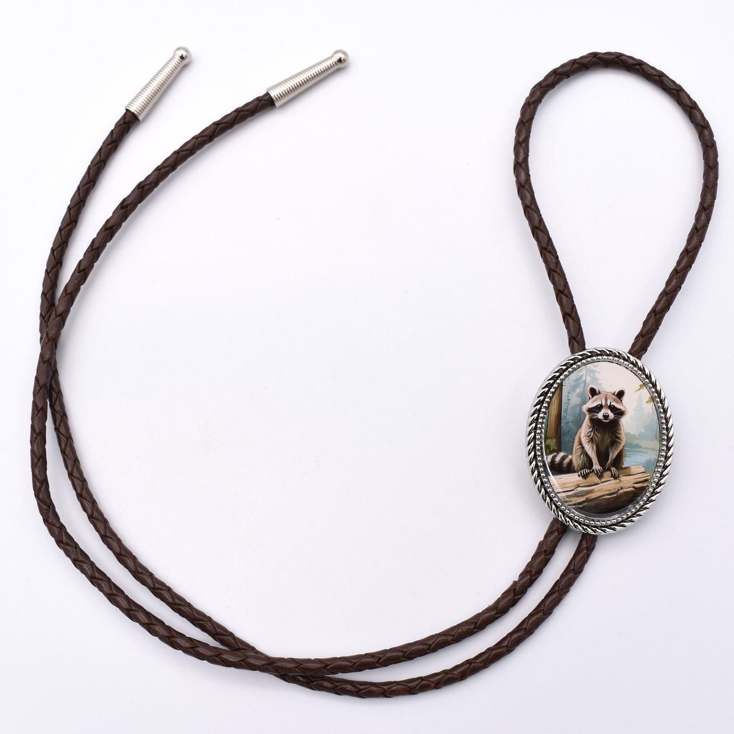 Raccoon Western Gifts for Men Bolo Tie
