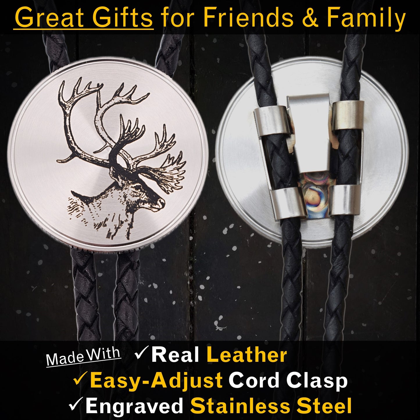 Caribou Bolo Tie