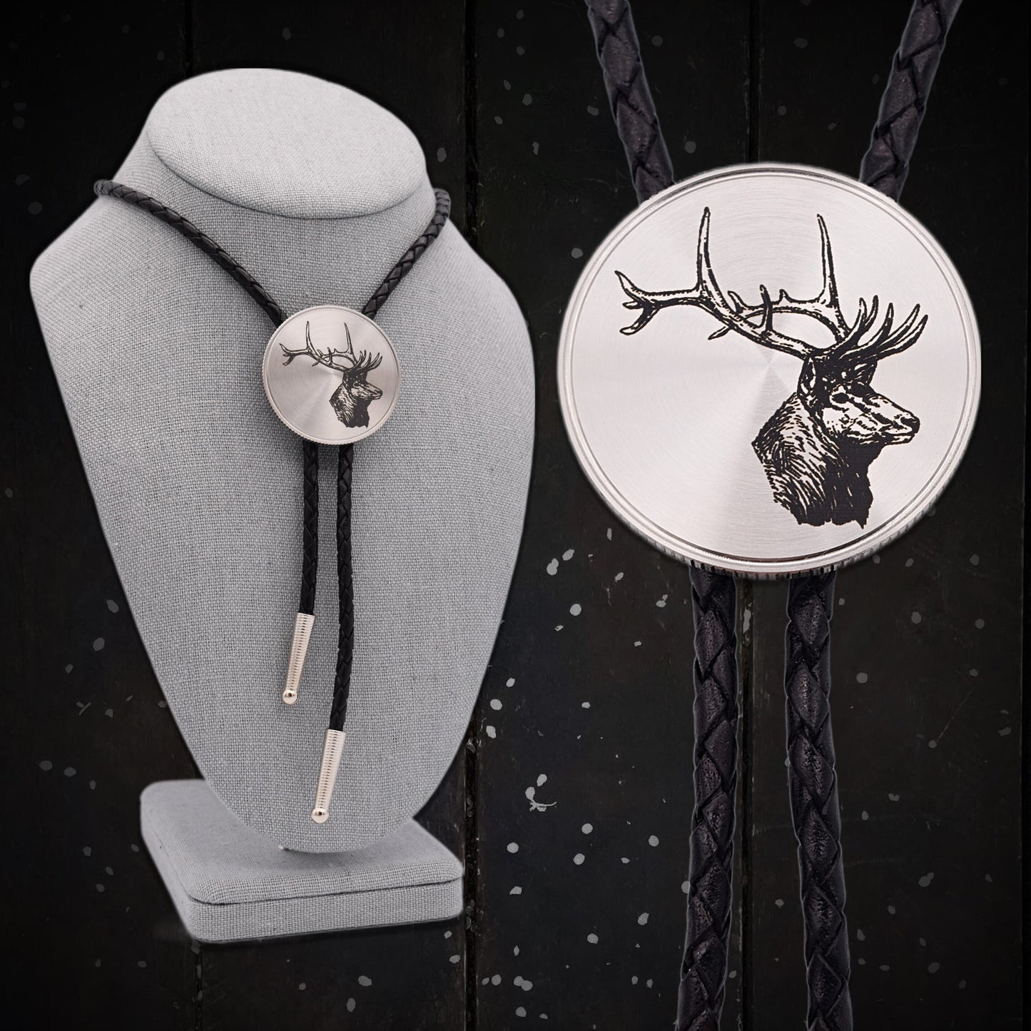 Elk Bolo Tie