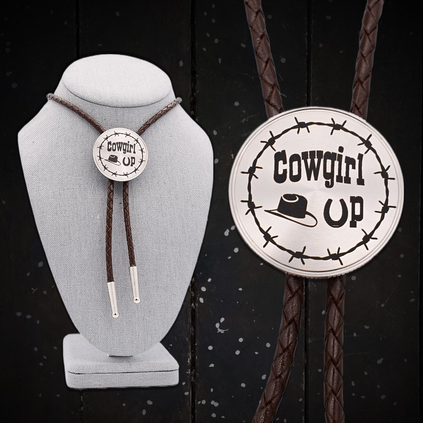 Bolo Tie,chicken lady shirt,Cowboy wedding tie,cowgirl bolo tie,bolo for women,git er r done,redneck bolo tie,farming farmer,paisley western,cowgirl up shirt,momma tried,rodeo queen,cowboy killer