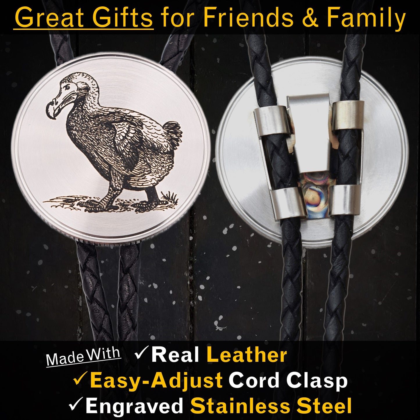Dodo Bird Bolo Tie