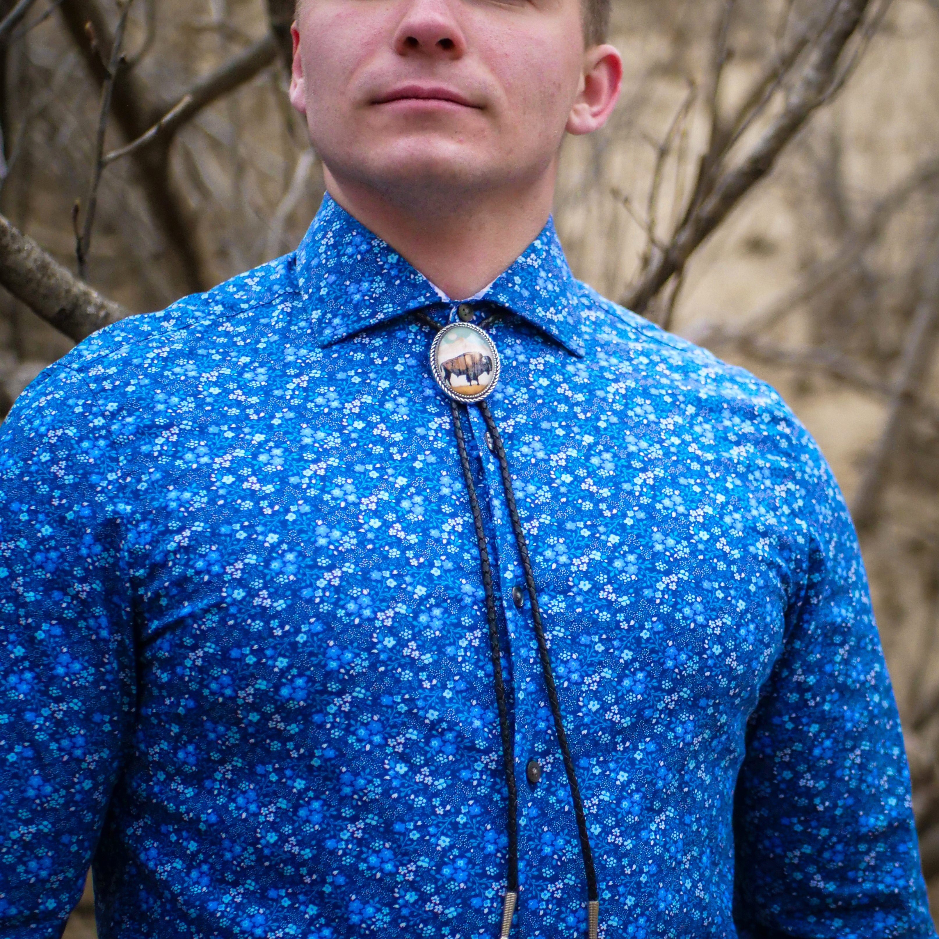 This artistic bison bolo tie might grab your store attention, especially when you love western, country & cowboy items.