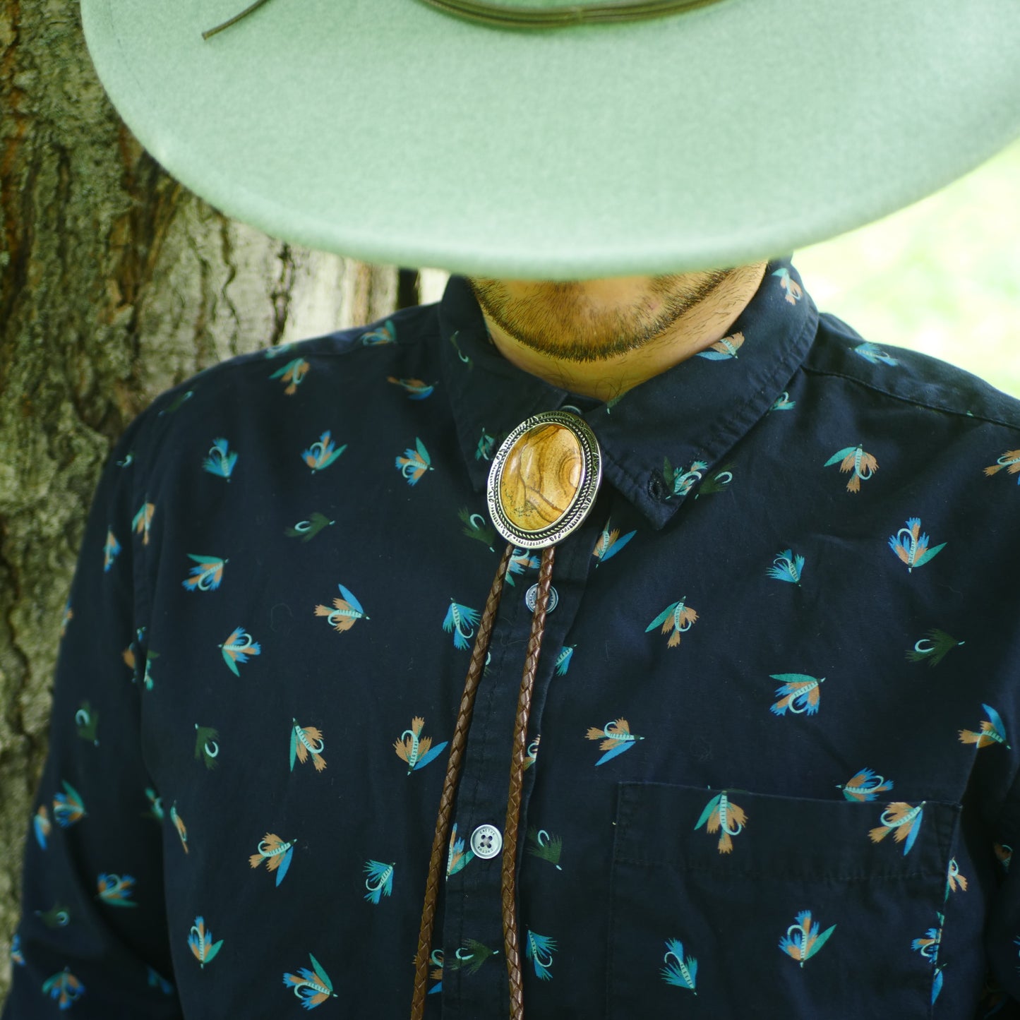 Picture Jasper Stone Bolo Tie