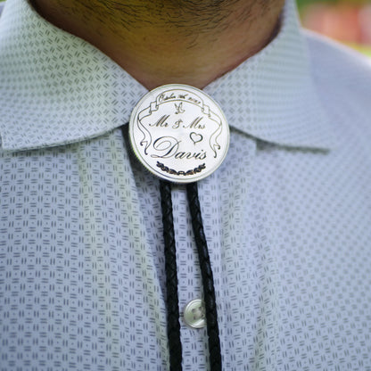 Custom Wedding Bolo Tie