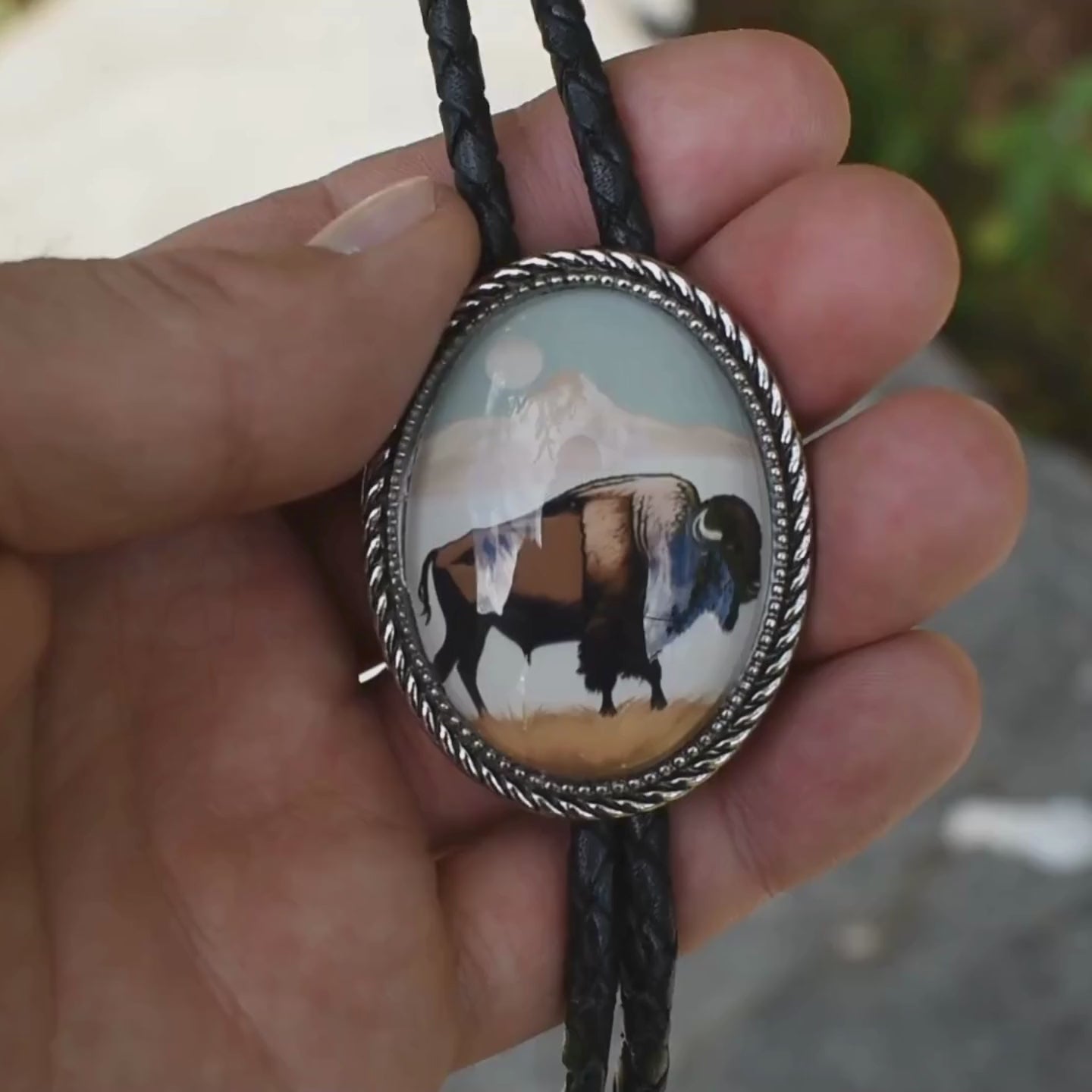 This artistic bison bolo tie store might grab your attention, especially when you love western, country & cowboy items.