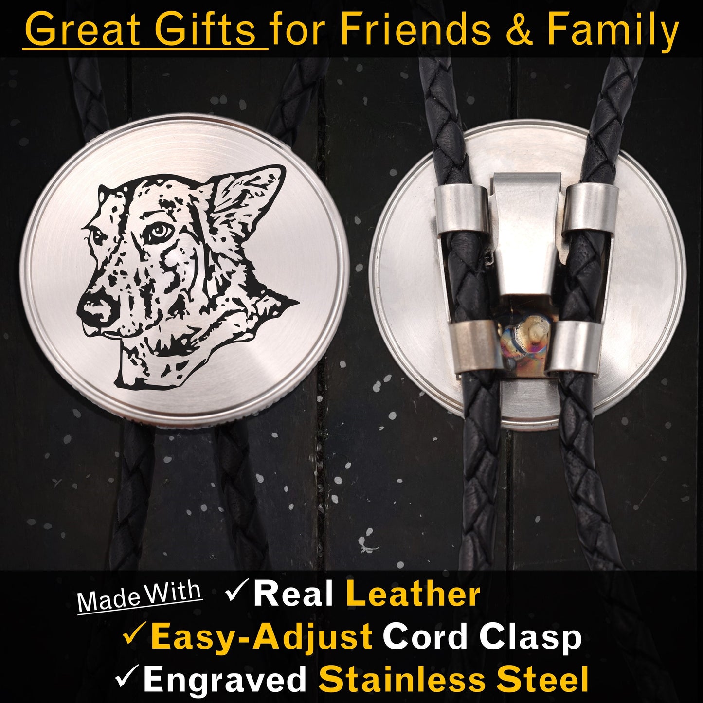 Pet Portrait Bolo Tie