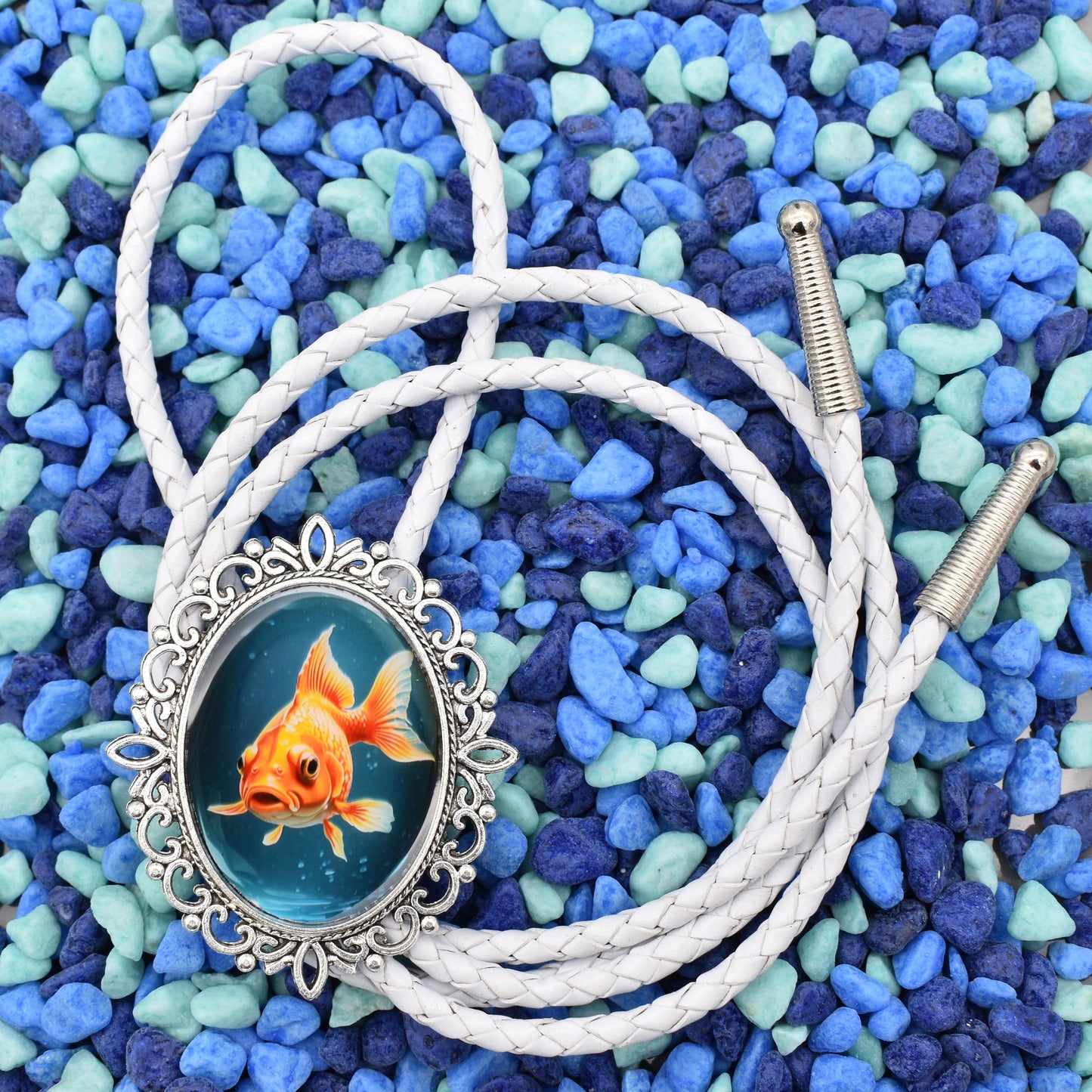 Goldfish Novelty Fun Cute Bolo Tie