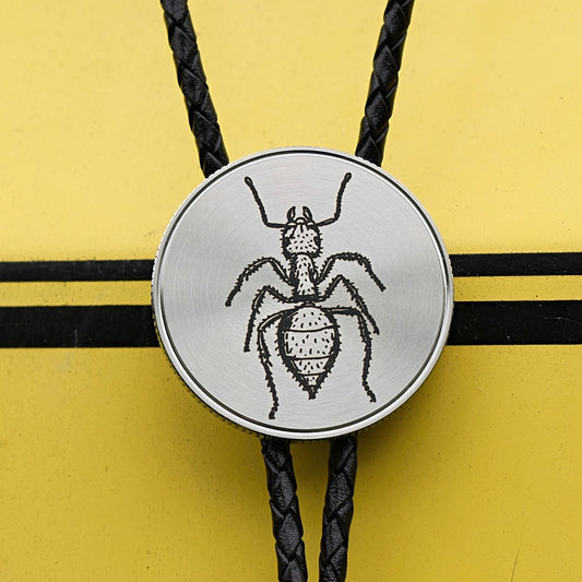 Bolo Tie,insect bug arachnid,scorpion spider bolo,tarantula jewelry,giant millipede,scarab beetle,red fire ant,anthill ants picnic,hornet bee sting,yellow jacket bug,flying carpenter ant,insect bug ant,Cowboy wedding tie