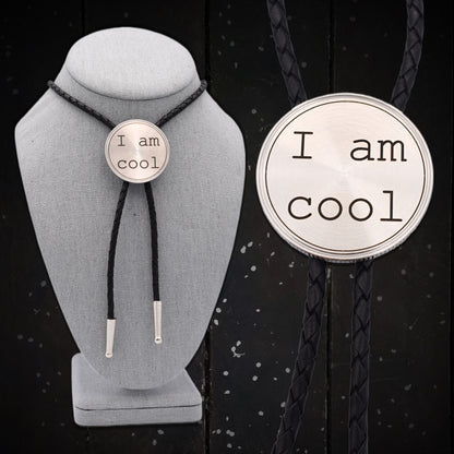 Cowboy wedding tie,gifts for him men's,western bolo tie,polished stone bolo,save a horse ride,stud bad mother,beef cake bolo,giddy up cowboy,funny joke words,beef cake bolo tie,first rodeo bolo tie,I am cool,yolo bolo tie